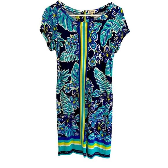 Hatley Dress Womens Size Small Kauai Floral Rainforest print preppy beach S - Picture 1 of 5